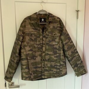 Duluth Trading Co. Men’s Alaskan Heardgear Jacket Snap Closure NWOT Large